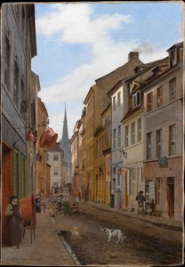 Parochialstraße in Berlin von Eduard Gaertner