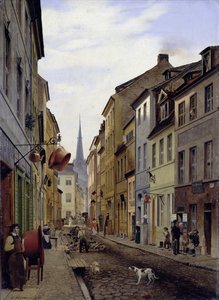 Parochialstraße in Berlin von Eduard Gaertner