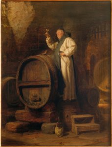 Die Weinprobe im Keller