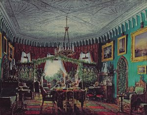 Salon von Kaiserin Alexandra Feodorowna (1798-1860) 1850er Jahre