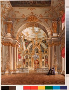 Interieurs des Winterpalastes: Die Kathedrale im Winterpalast