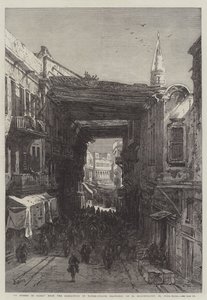 Eine Straße in Kairo