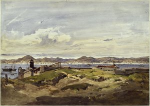 Panorama von Rio de Janeiro von Eduard Hildebrandt