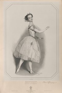 Porträt der Ballerina Marie Taglioni 1804-1884 als Satanella, 1853