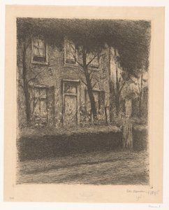 Vorgarten eines Hauses mit Hecke