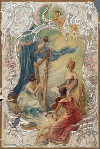 Gesang (Entwurf für ein Wandgemälde im Varieté Ronacher, Wien)