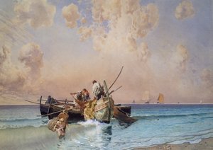 Zurück vom Fischen, von Eduardo Dalbono