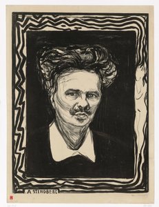August Strindberg von Edvard Munch