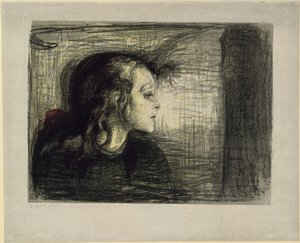 Das kranke Kind I von Edvard Munch