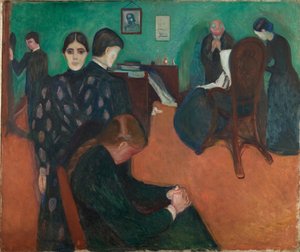Tod im Krankenzimmer von Edvard Munch