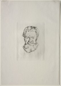 Kopf eines Mannes von Edvard Munch