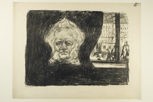 Henrik Ibsen im Grand Café von Edvard Munch