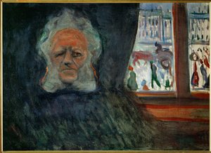 Henrik Ibsen, Dichter. 1898 von Edvard Munch