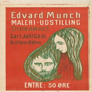Männerkopf im Frauenhaar