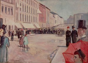 Militärkapelle auf der Karl-Johann-Straße, Oslo