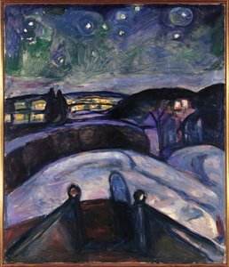 Sternennacht von Edvard Munch