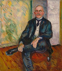 Porträt von Gustaf Schiefler von Edvard Munch