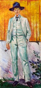Porträt des Malers Ludvig Karsten von Edvard Munch