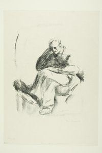Sitzender Mann