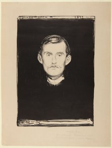 Selbstporträt von Edvard Munch