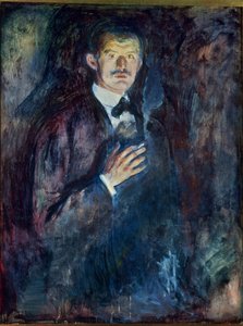 Selbstporträt mit Zigarette von Edvard Munch