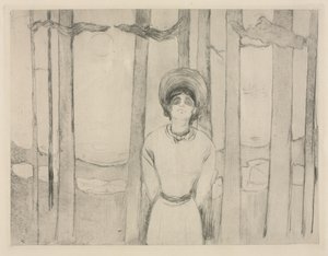 Sommernacht (Die Stimme) von Edvard Munch