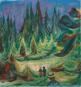 Der Märchenwald von Edvard Munch