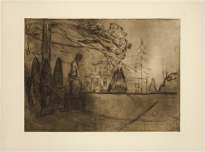 Der Garten bei Nacht