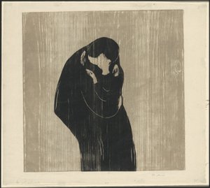 Der Kuss IV von Edvard Munch