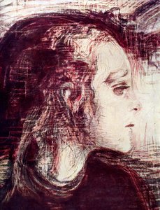 Das kranke Mädchen, 1907 von Edvard Munch
