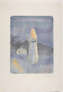 Junge Frau am Strand
