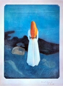 Junge Frau am Meeresufer, 1896