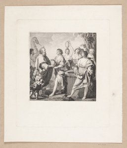 Elieser und Rebekka am Brunnen von Edvard Sonne