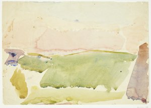 Landschaft mit Feldern von Edvard Weie