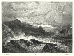 Lord Byrons Childe Harold, Canto IV, Strophe 179 von Edward (after) Duncan