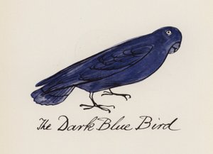 Edward Lear, Das Vogelbuch: Der Dunkelblaue Vogel