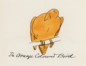 Das Vogelbuch: Der orangefarbene Vogel