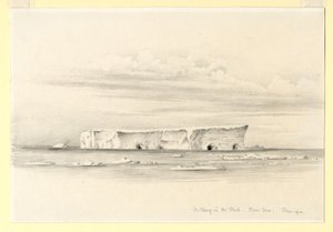 Ein Eisberg im Packeis, Rossmeer, 1910