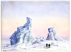 Ein Eisberg vor Kap Evans, 1.-11. September 1911