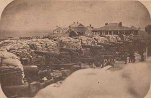 Die Evakuierung von Fort Sumter, April 1861, April 1861 von Edward Anthony