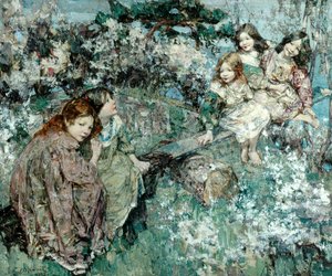 Die Wippe von Edward Atkinson Hornel