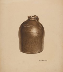 Töpfermilchkrug