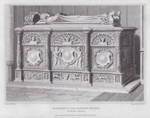 Denkmal von Sir Anthony Browne in der Battle Church von Edward Blore