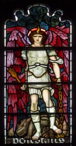 Cambridge, Jesus College Chapel, Morris & Co., Edward Burne-Jones, Potestates, 1873 von Edward Burne Jones