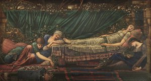 Die Legende von Briar Rose: Dornröschen, 1885-1890 von Edward Burne Jones