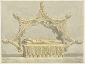 Grab von Abt Knowles in der Kathedrale von Bristol