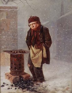 Der Kastanienverkäufer von Edward Charles Barnes