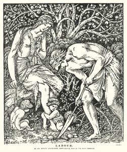 Arbeit von Edward Coley (after) Burne-Jones
