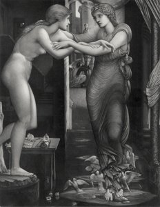 Die Geburt der Galatea, ca. 1885 (Mezzotinto auf Indienpapier)