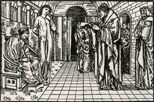 Das Orakel von Edward Coley (after) Burne Jones